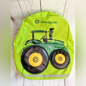 John Deere Kids Youth Backpack Green Tractor Toddler Childrens Book Bag